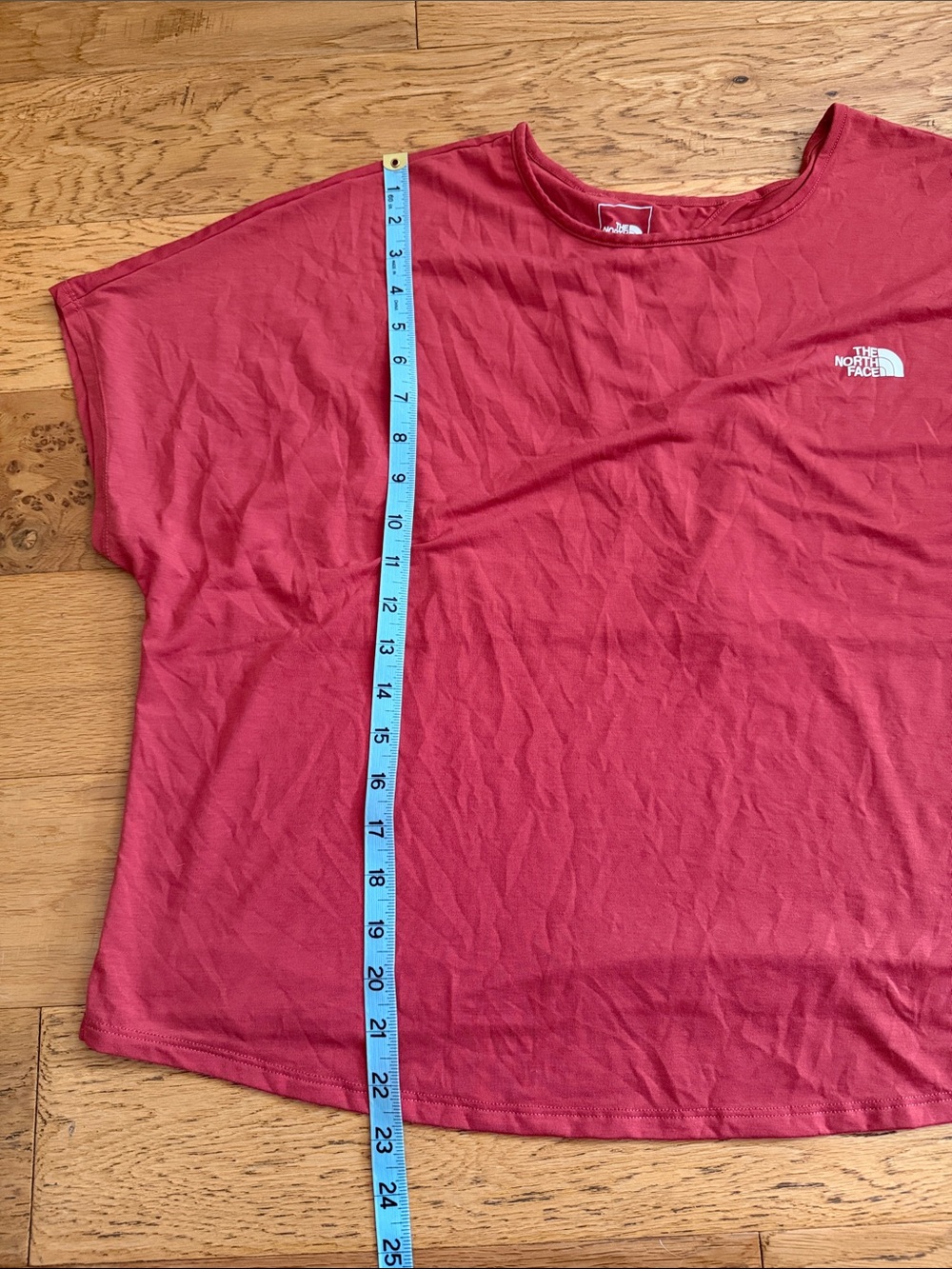 1X - The North Face - Women's Rose Pink Cropped Tee with Back Keyhole NWOT - Picture 4 of 6
